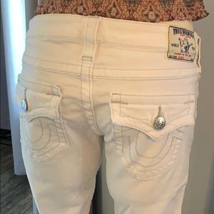 True Religion white jeans